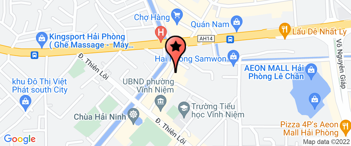 Map go to Ngan Ha Construction Investment Joint Stock Company