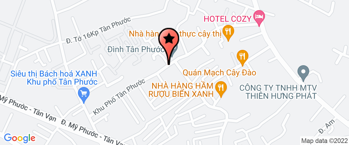 Map go to Cung Thuy Tien. Company Limited