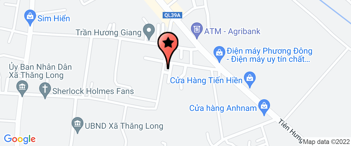 Map go to CP thuong binh Dong Hung Company