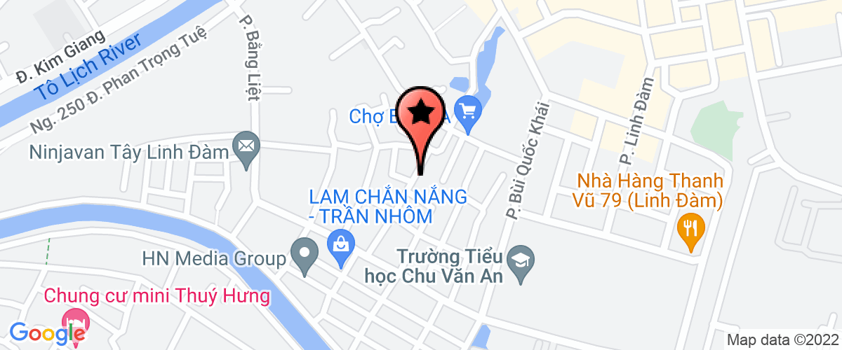 Map go to Bhd VietNam Trading And Production Company Limited