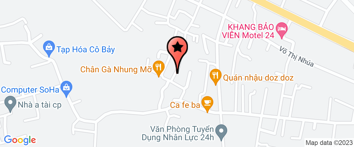 Map go to Nam Hoang Phat Trading Production Company Limited
