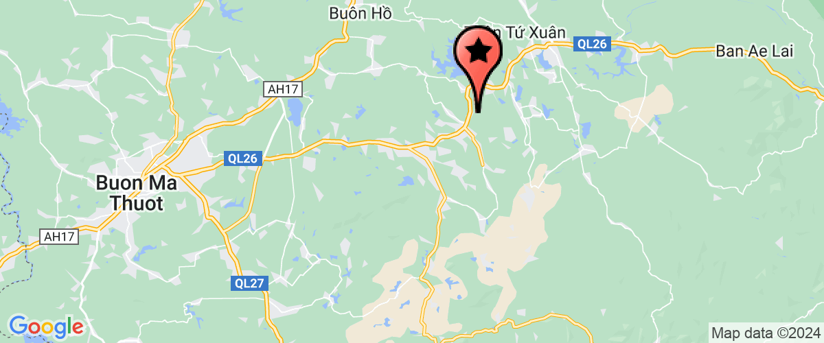 Map go to Khoan Gieng Dam Gia Private Enterprise
