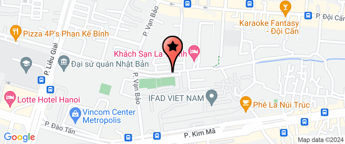Map go to Van Phuc Investment and Development Joint Stock Company