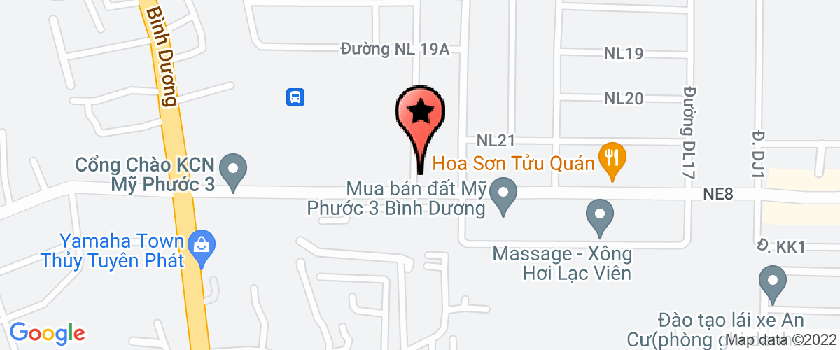 Map go to Nam Tien Bmg Sai Gon Joint Stock Company