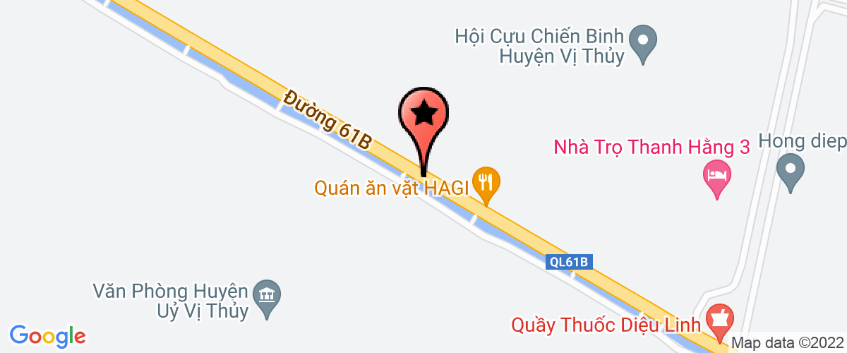 Map go to Truong Hue Hung Hau Giang Company Limited