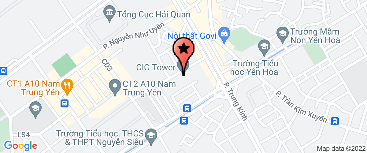 Map go to Dai Viet Investment and Service Development Joint Stock Company