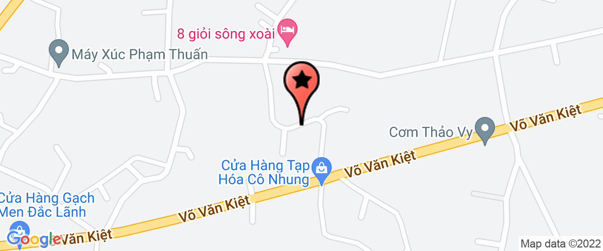 Map go to Ba Ria - Vung Tau Dairy Farm Joint Stock Company