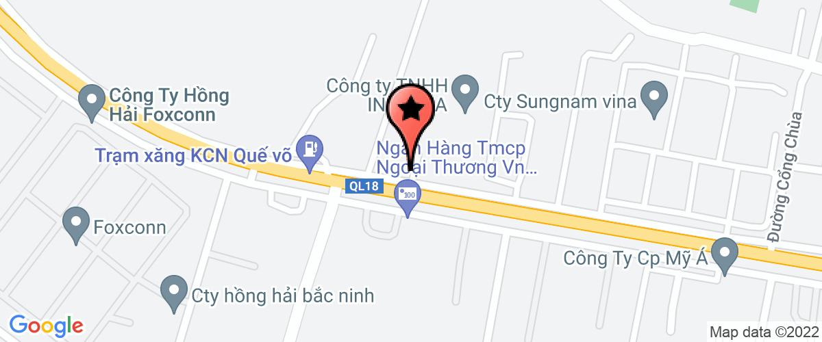 Bản đồ đến Công ty TNHH công nghiệp chính xác Trung Vũ (Việt Nam)