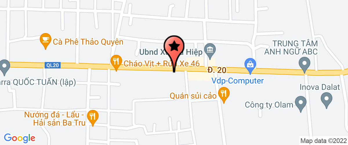 Map go to DNTN  Cau Duong Vinh Quang Construction Enterprise