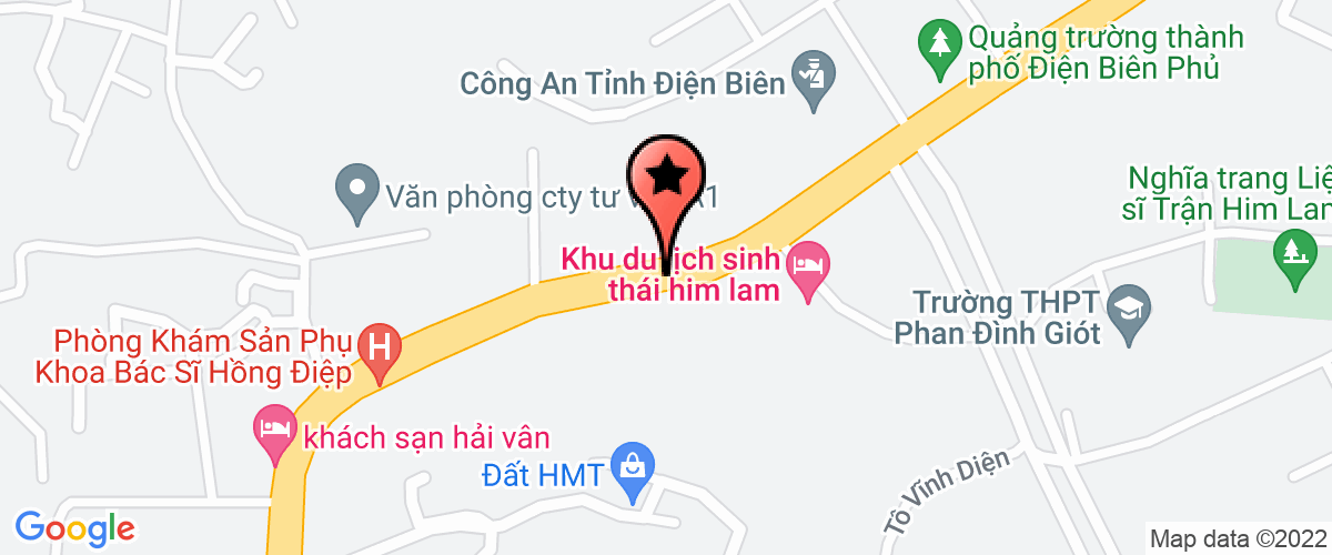 Map go to An Tien Dien Bien Province Private Enterprise