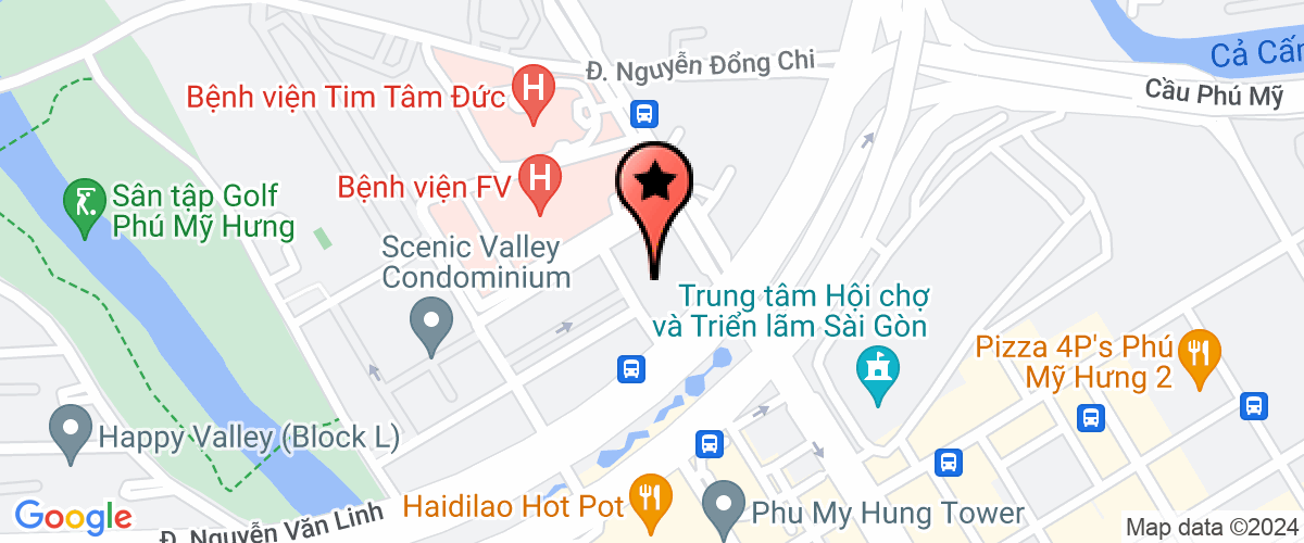 Map go to Truong Binh Real Estate Investment Joint Stock Company