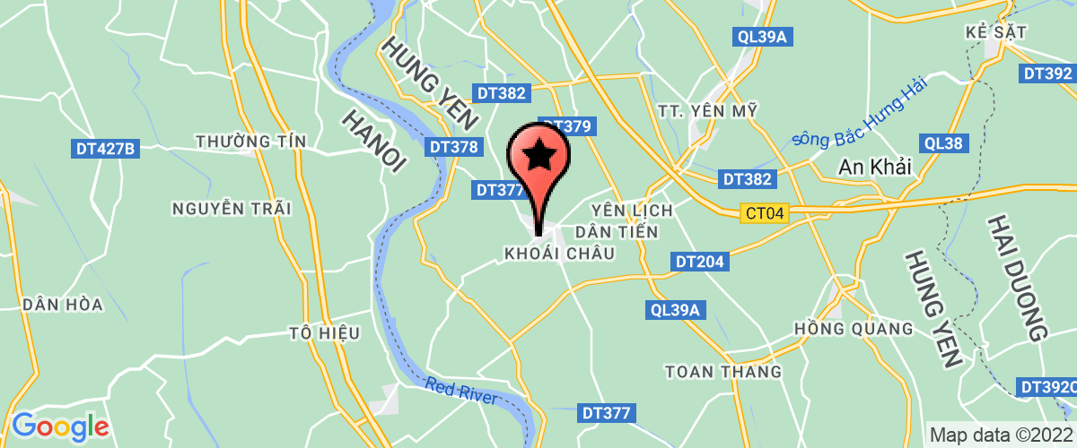 Map go to Ha Noi-Hung Yen Joint Stock Company