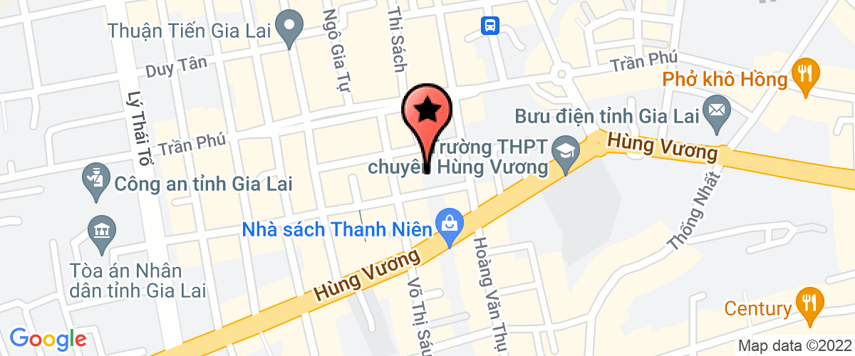 Map go to Tay Nguyen Processing And Business Company Limited