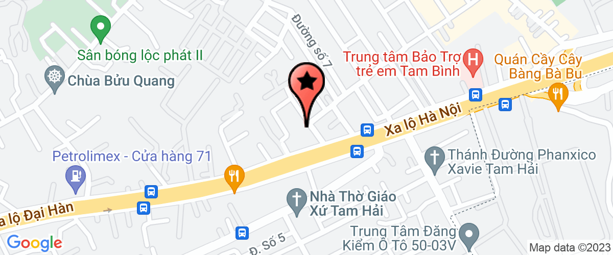 Map go to Hung Thuat Fire Protection Service Trading Company Limited