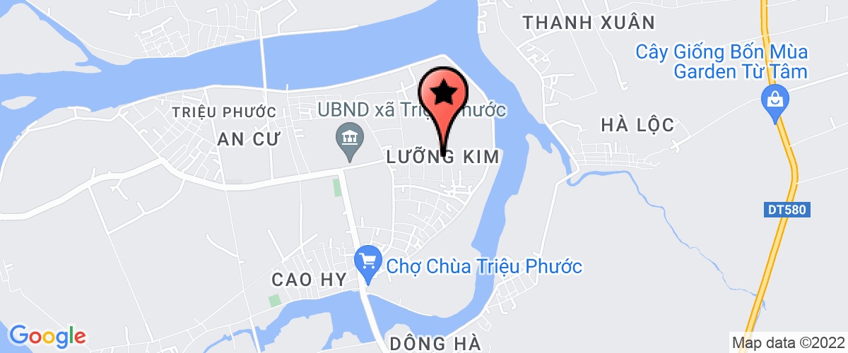 Map go to SXKD Dich vu Tong hop Nong nghiep Luong Kim Co-operative