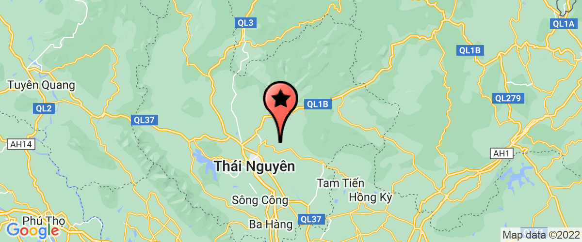Map go to Duc Chung Thai Nguyen Joint Stock Company