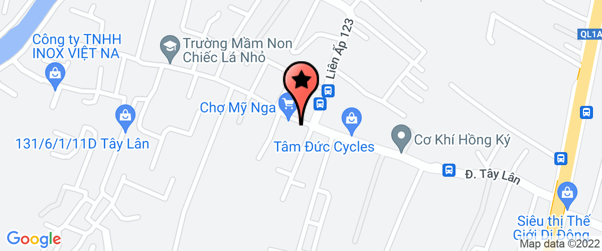 Map go to Thanh Nhan Real Estate – TM – DV – Building Joint Stock Company