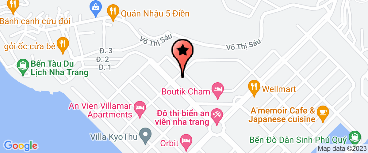 Map go to Camp Nha Trang Company Limited