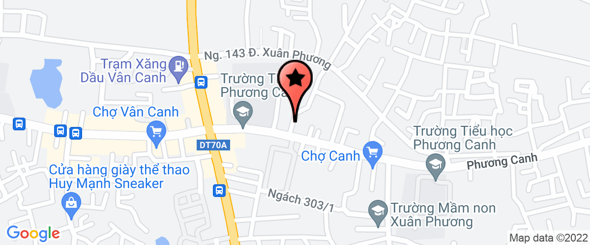 Map go to Trung Ngoc Production and Trading Company Limited