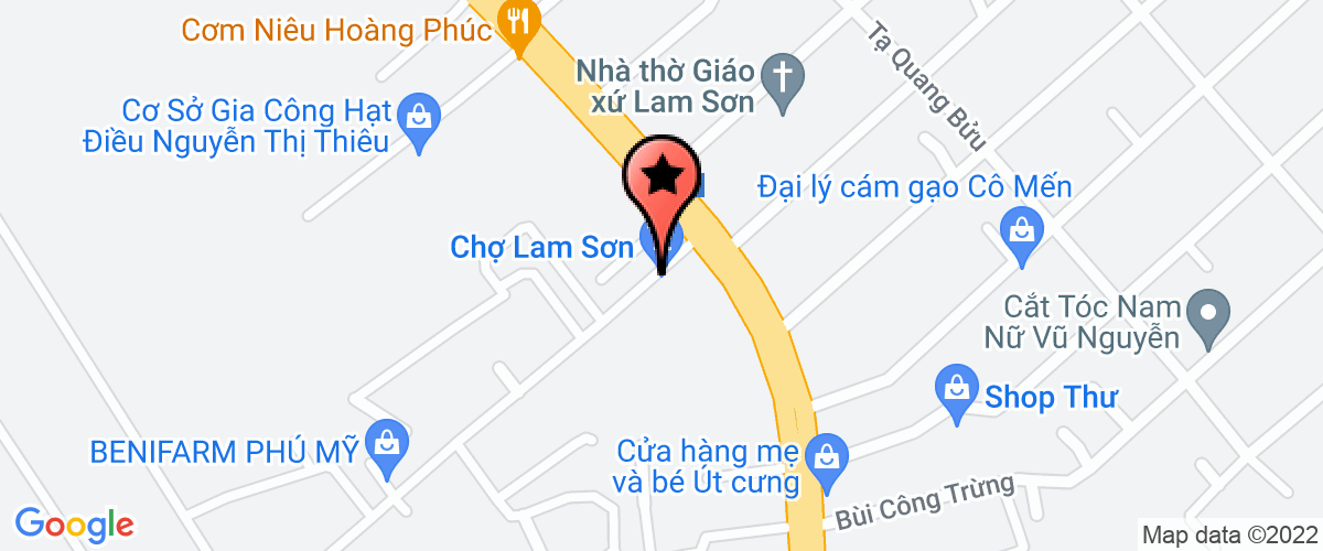 Map go to Quang Trinh Seafood Private Enterprise