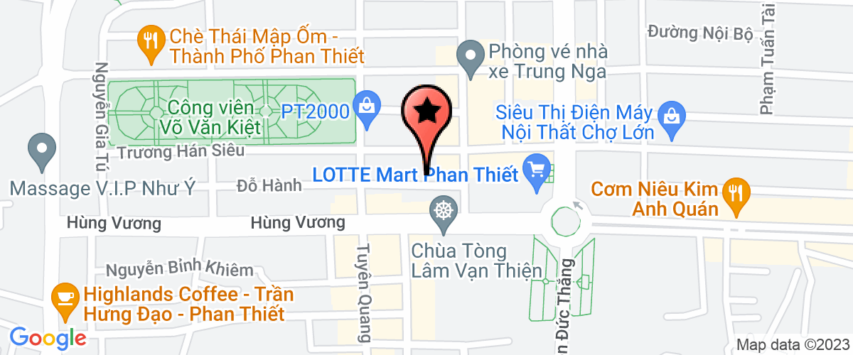 Map go to Hai Chau Binh Thuan Joint Stock Company