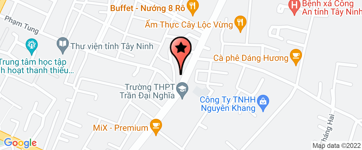 Bản đồ đến ủy ban Mặt trận tổ quốc Việt Nam Thị xã Tây Ninh