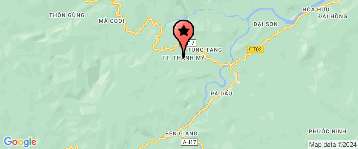 Map go to Branch of  Cao Su Nam Giang - Quang Nam - Nong Truong Cao Su Thanh My Company Limited