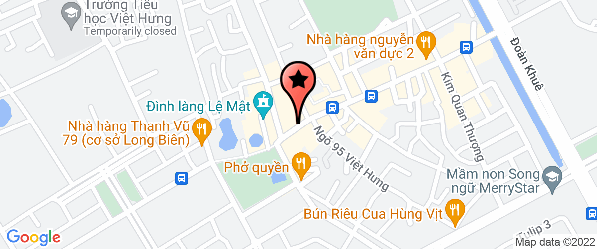 Map go to Tran Giang Joint Stock Company