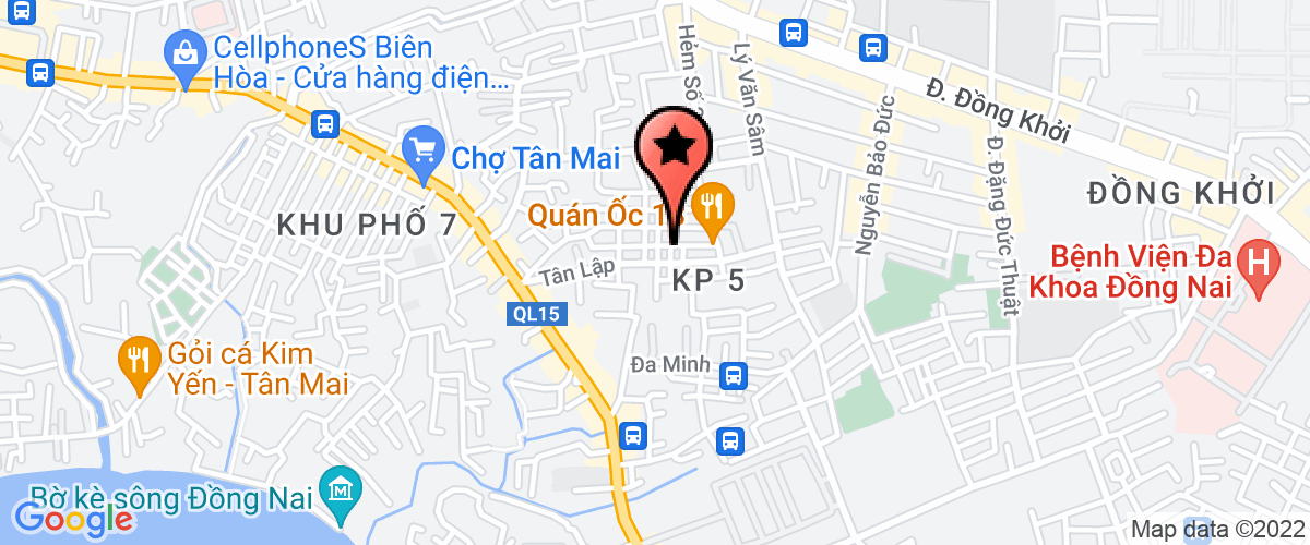 Map go to Dinh Cao Training Company Limited
