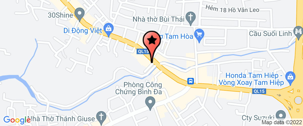 Map go to Thien Ha Sach Company Limited