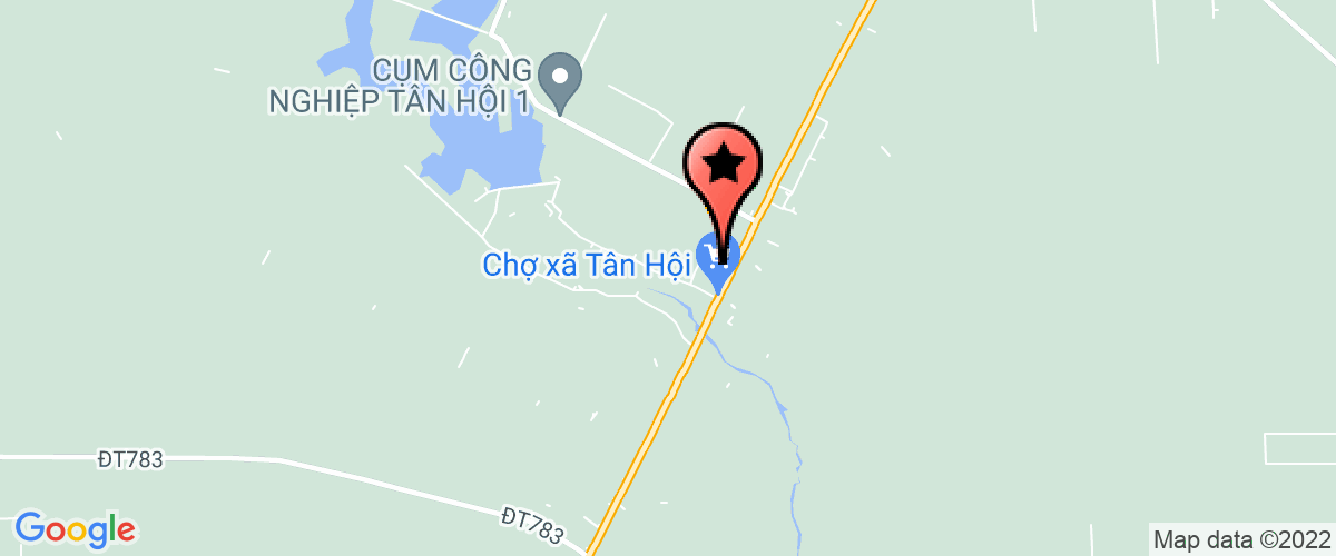 Map go to UBND xa Tan Hoi