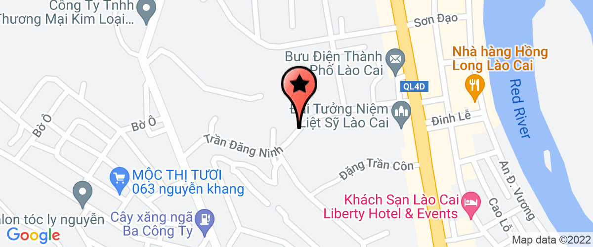 Map go to Xuan Thanh 18 Construction Joint Stock Company