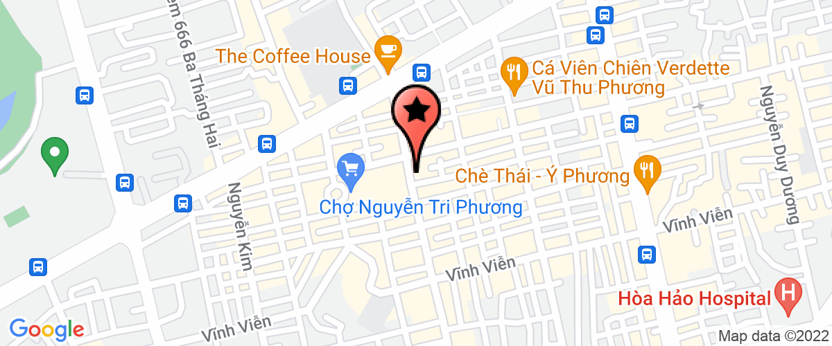 Map go to Cong An Phuong 8 Quan 10