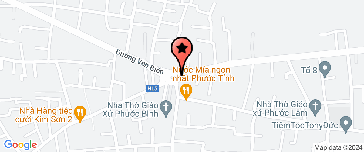 Map go to trach nhiem huu han  Chau Tien Phat Service Trading Company