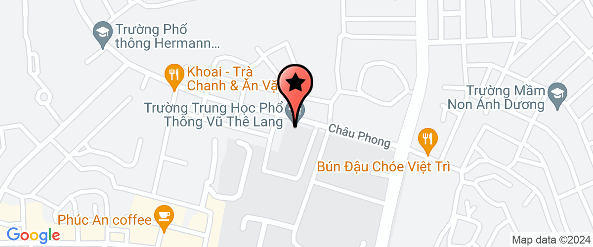 Map go to Hiep Hoi Phu Tho Enterprise Construction Design Joint Stock Company