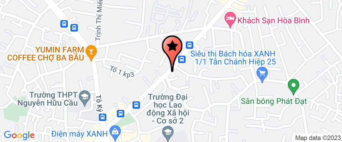 Map go to Vinh Tien Hung Company Limited
