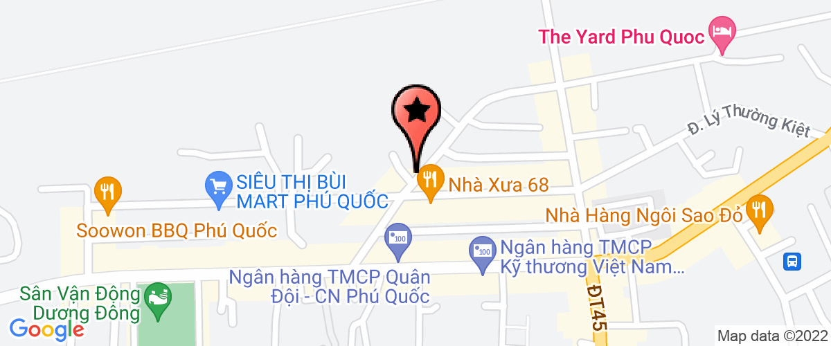 Bản đồ đến Công Ty TNHH Thương Mại Dịch Vụ Thảo Viên Xanh Phú Quốc