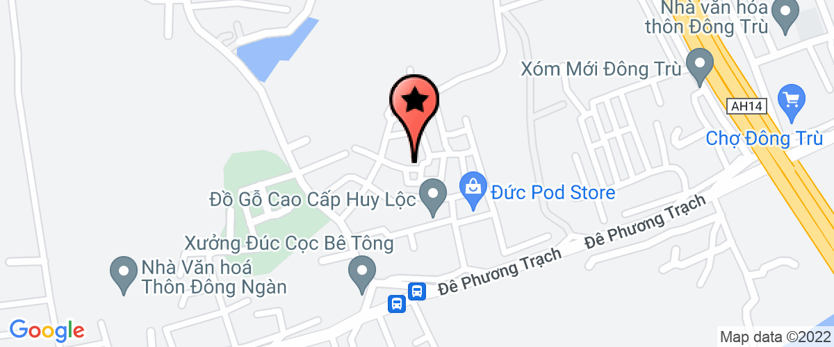Map go to Hoang Duong Trading and Development Construction Joint Stock Company