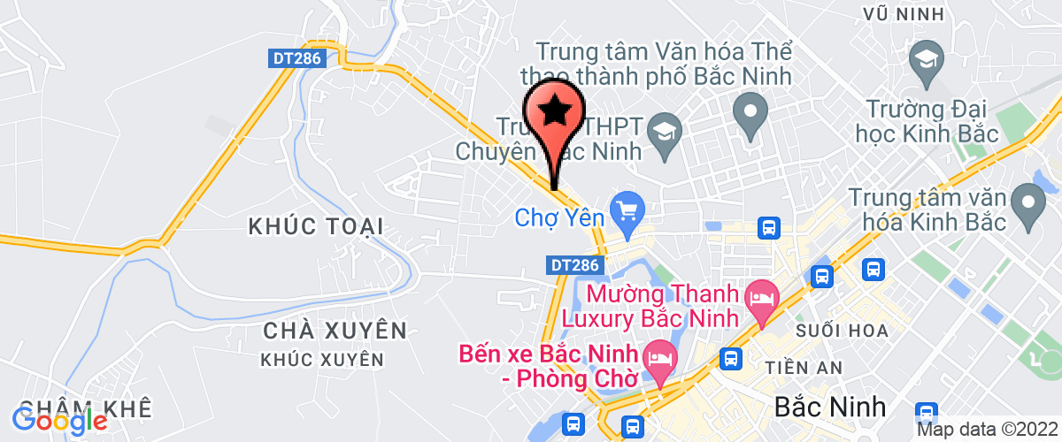 Bản đồ đến Công ty TNHH Thiên Hà