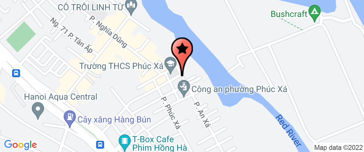 Map go to Phuc xa Secondary School