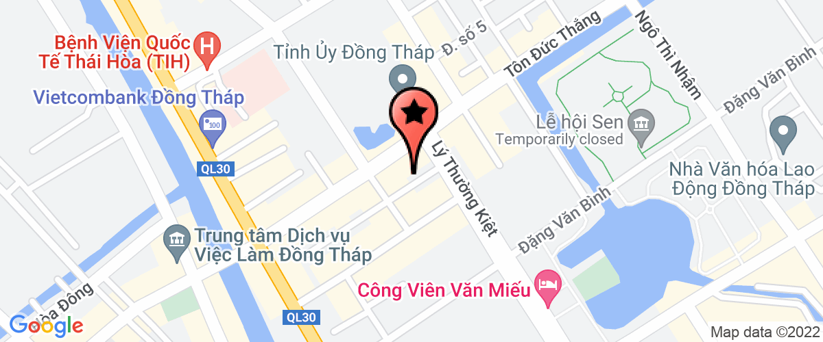 Map go to Hoan Vu Dong Thap Company Limited
