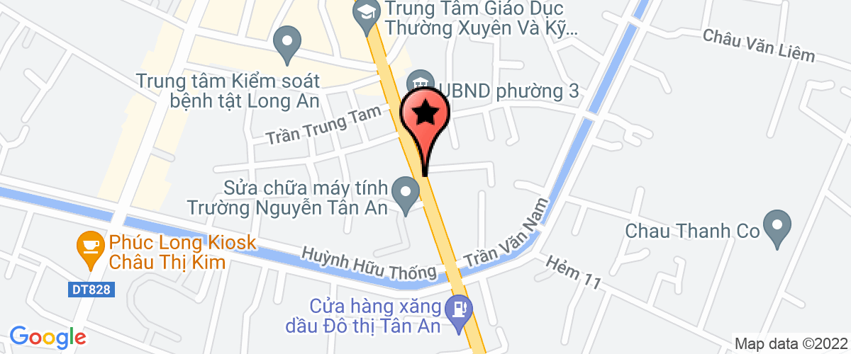 Map go to Bao Anh International Cosmetics Company Limited