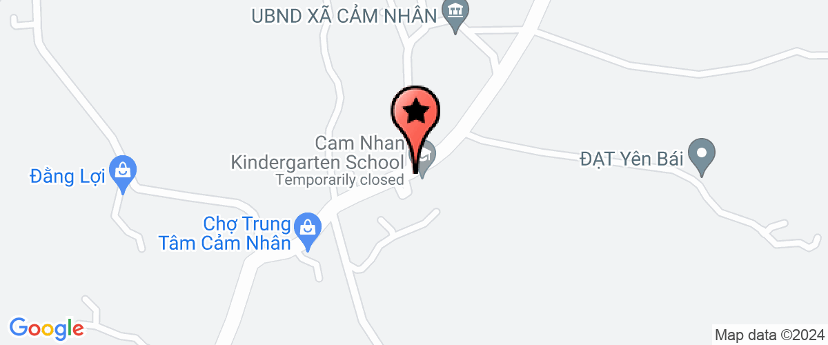 Map go to xa Cam Nhan Secondary School