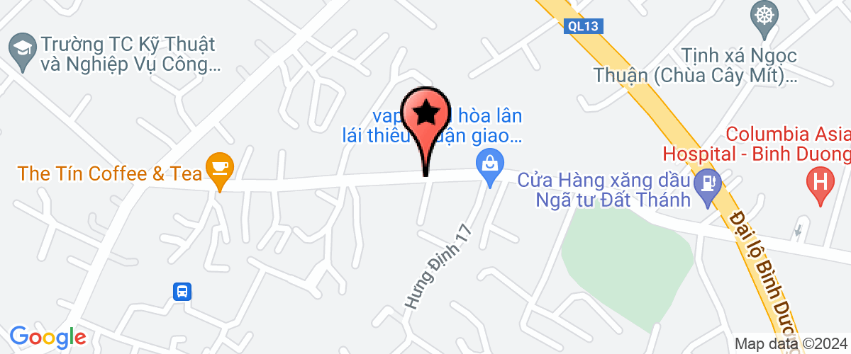 Map go to Nhat Thang Trading and Investment Company Limited