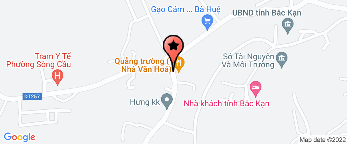 Map go to Khanh Phuong Bac Kan Private Enterprise