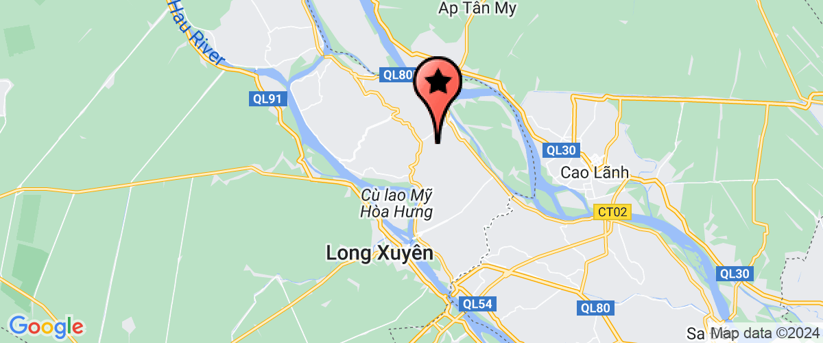 Map go to Hoang Thien Moi Market Company Limited