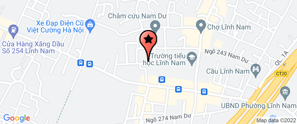 Map go to Shal Viet Nam Aluminium Viet Phap Joint Stock Company