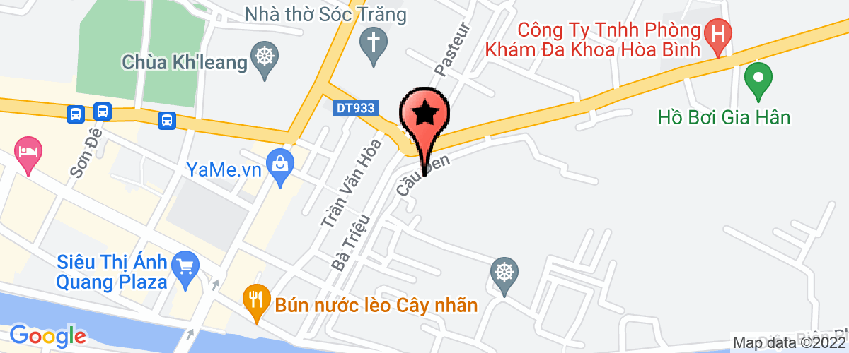 Map go to Tran Van Vinh Private Enterprise