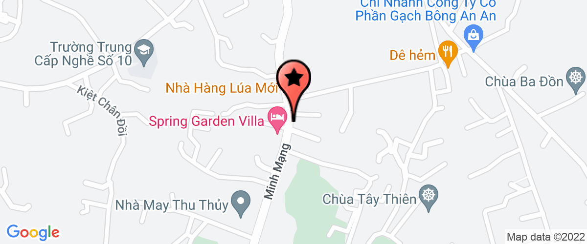 Map go to Trung Thong Event Limited Liability Company
