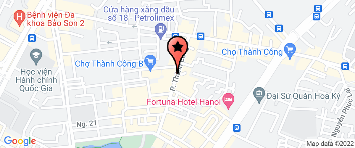 Map go to Uy ban nhan dan phuong Thanh Cong